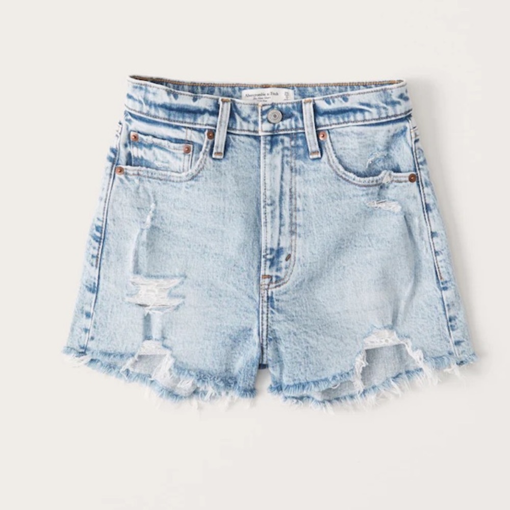 Abercrombie Mom High Rise Shorts